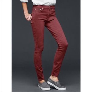 Gap Skinny Red Jeans